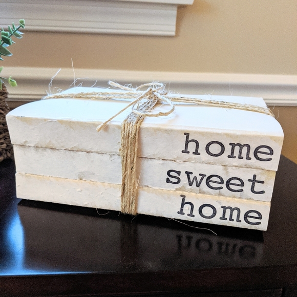 Rustic Book Stack - Picture 1 of 3